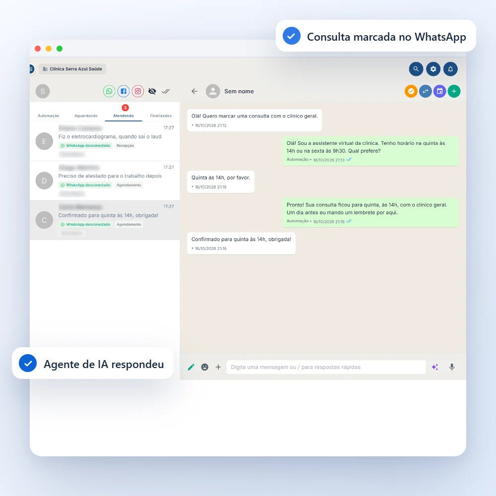 Atendimento no WhatsApp