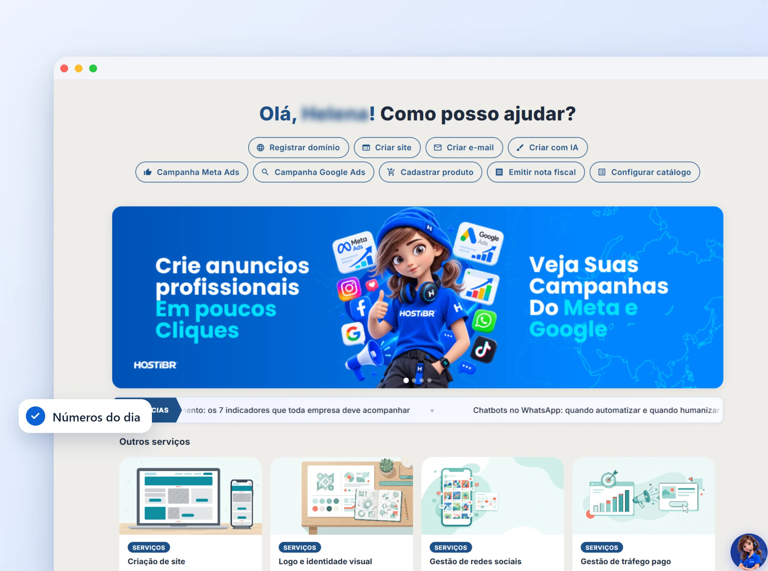 Tudo em um só sistema