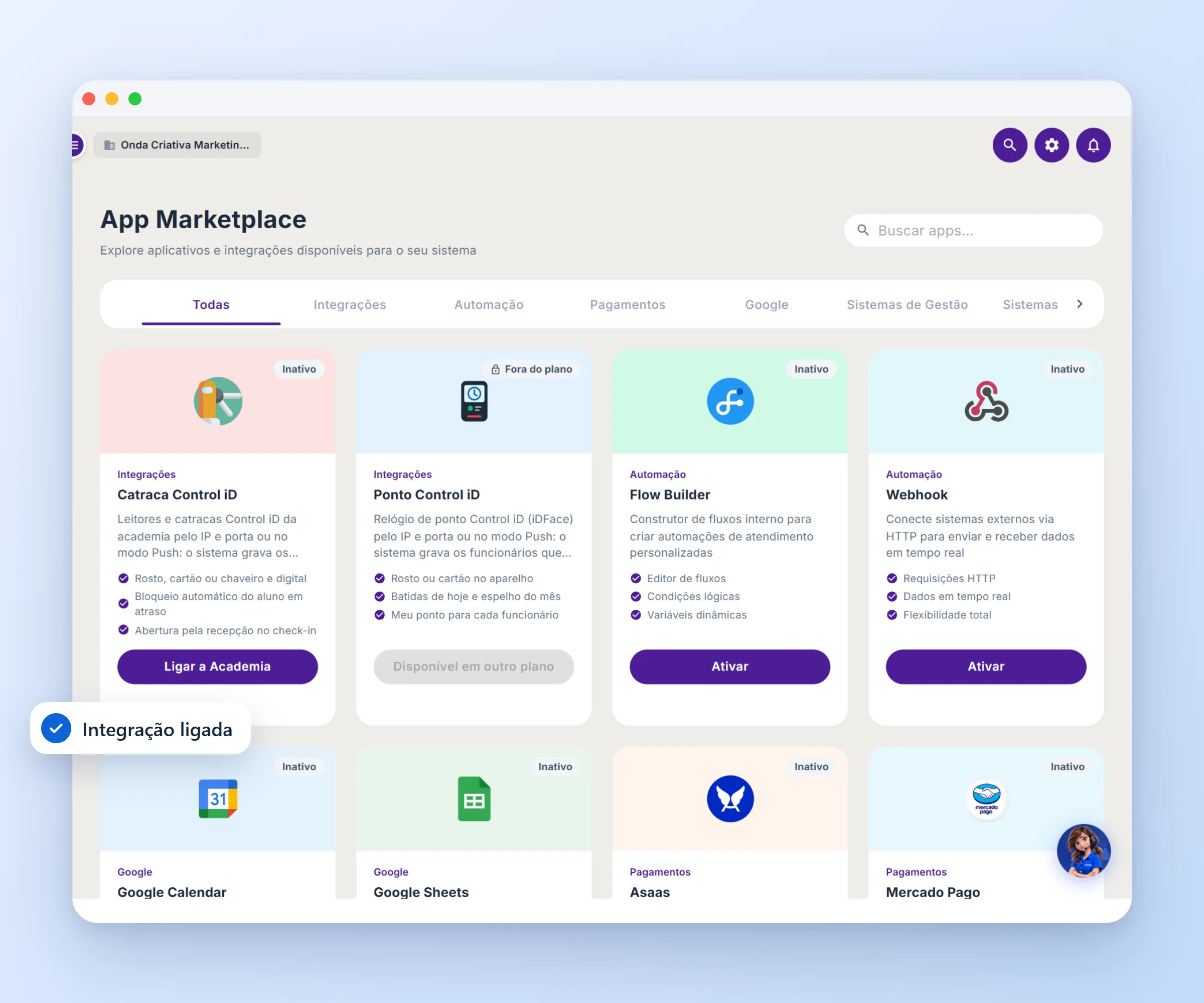 Webhook e automações