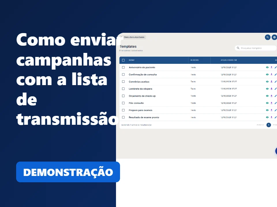 Como enviar campanhas com a lista de transmissão