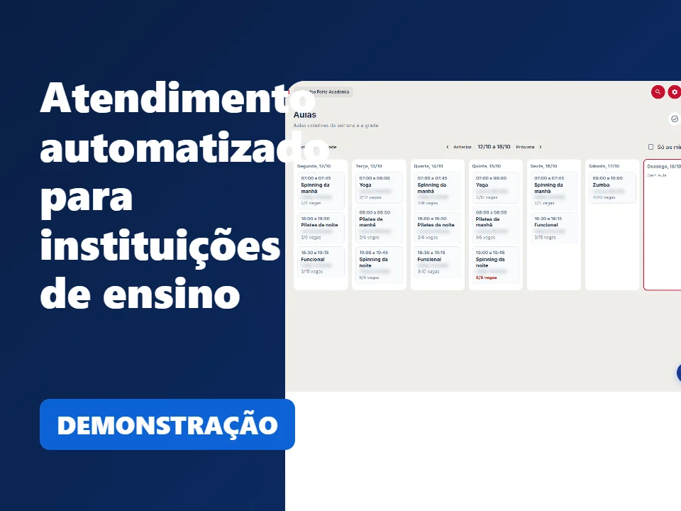 Atendimento automatizado para instituições de ensino