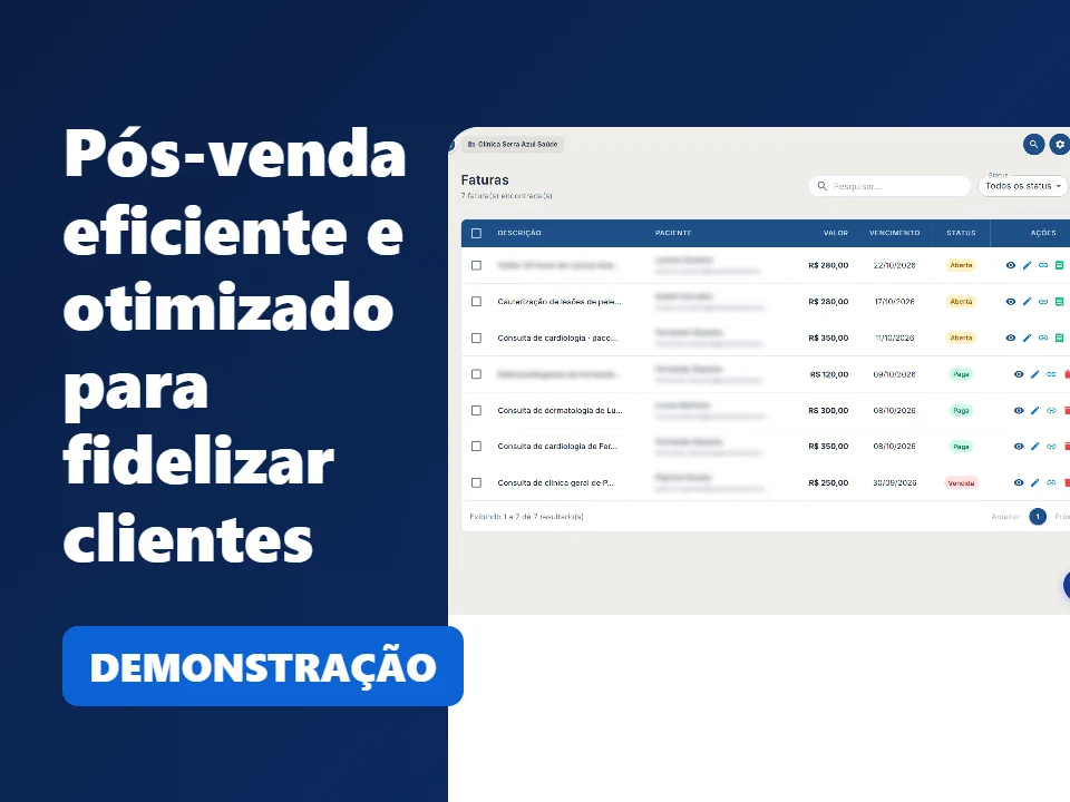 Pós-venda eficiente e otimizado para fidelizar clientes